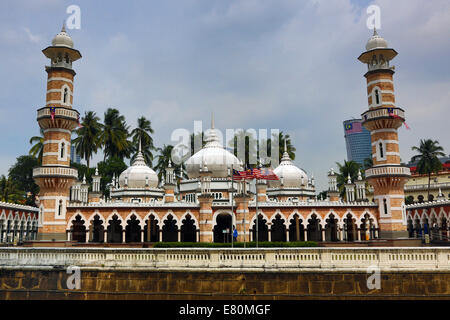 Masjid Jamek, la Moschea Jamed, di Kuala Lumpur in Malesia Foto Stock