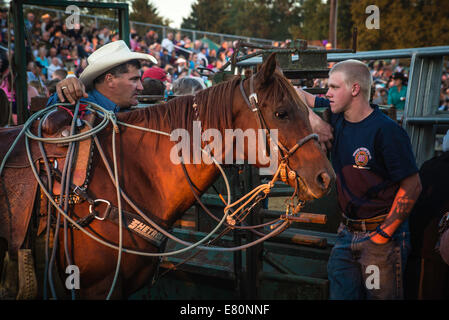 West Lampeter, Pennsylvania. Comunità Country Fair. L'evento di tre giorni durante l'ultima settimana di settembre prevede una competizione amichevole tra vicini e una sana atmosfera educativi per tutte le età Credito: creativa collezione TOLBERT FOTO/Alamy Live News Foto Stock