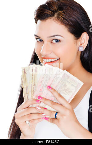 Indian bella lotteria Ladie denaro Foto Stock