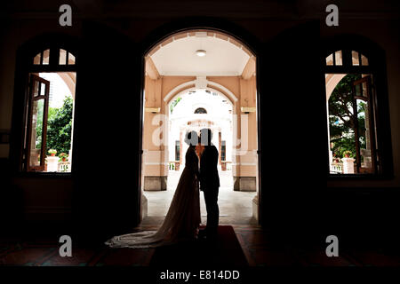 Matura in chiesa Foto Stock