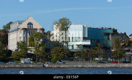 L'Ambasciata degli Stati Uniti a Helsinki è nel processo di assunzione di un ruolo guida della Lega delle ambasciate verdi. Foto Stock