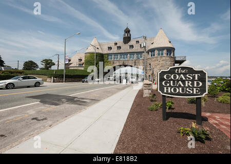 Il molo di Narragansett Casino era il centro della vita sociale di Narragansett durante il tardo XIX secolo. Foto Stock