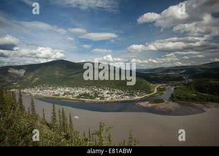 Dawson City, il Klondike, Yukon, Canada Foto Stock
