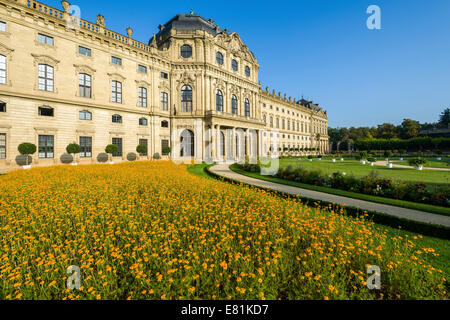 Residenza di Würzburg, Würzburg, Baviera, Germania Foto Stock