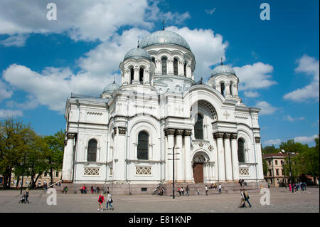 San Michele Arcangelo Chiesa, Kaunas, Lituania, Paesi Baltici Foto Stock