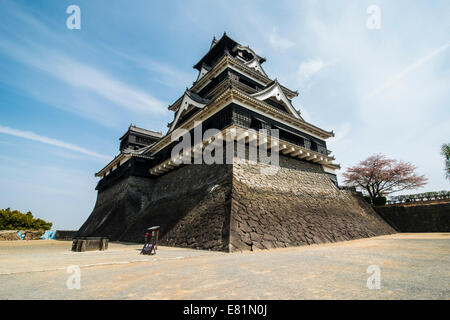 Castello di Kumamoto, Kumamoto, Prefettura di Kumamoto, Giappone Foto Stock