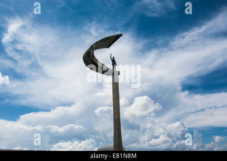 Memorial JK per Juscelino Kubitschek, Brasilia, Brasile Foto Stock