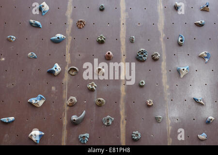 parete di arrampicata Foto Stock