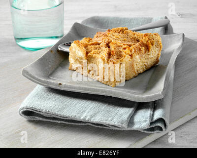 Pudding di pane comfort food dessert Foto Stock