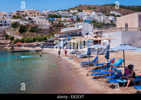 Panteli Beach, Leros. Foto Stock