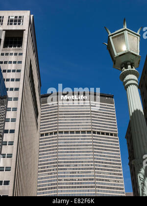 Met Life facciata di edificio, 200 Park Avenue, New York Foto Stock