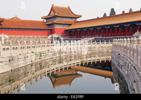 La Città Proibita di Pechino, Cina. Foto Stock