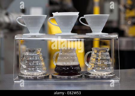 Caffè appena preparato Foto Stock