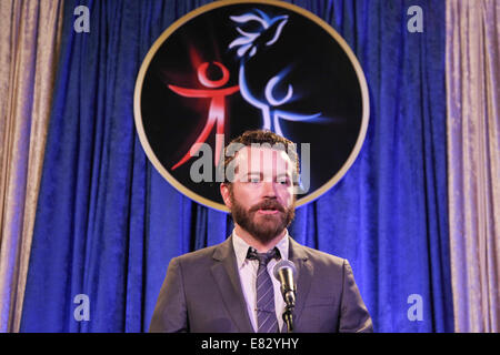 Gioventù per i Diritti Umani Internazionali (YHRI) Celebrity beneficio a Beso Restaurant presenta: Danny Masterson dove: Hollywood, California, Stati Uniti quando: 25 Mar 2014 Foto Stock