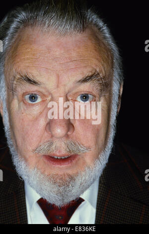 Attore inglese Sir Donald Sinden Circa ottanta Foto Stock