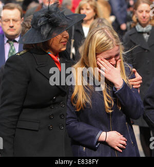 Il funerale di Anthony Benn, secondo il visconte Stansgate, a Santa Margherita la chiesa nel centro di Londra con: atmosfera dove: Londra, Regno Unito quando: 27 Mar 2014 Foto Stock