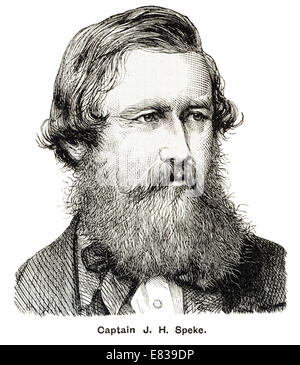 Il capitano John Hanning Speke African explorer 4 Maggio 1827 - 15 Settembre 1864 Foto Stock