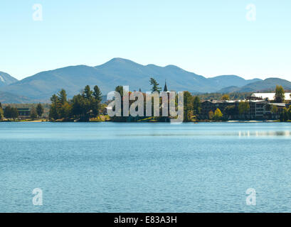 Lake Placid, New York Foto Stock