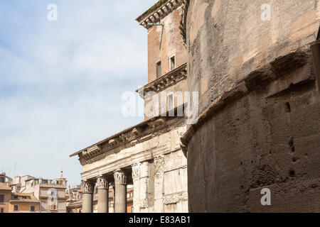 Pantheon di Roma. Uno dei principali punti di riferimento in Europa. Foto Stock