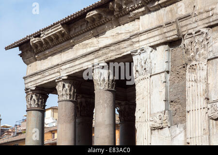 Pantheon di Roma. Uno dei principali punti di riferimento in Europa. Foto Stock