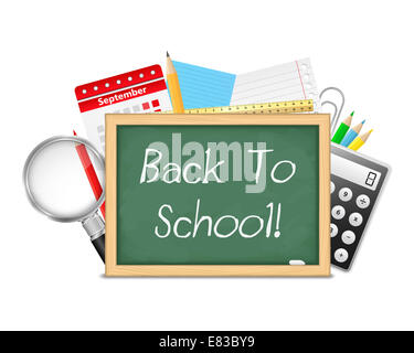 Si torna a scuola concept Foto Stock
