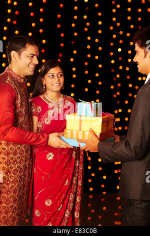 Indian Diwali Festival dono Foto Stock