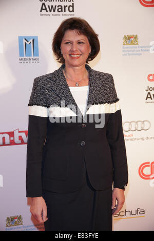 CNN giornalista Award tenutosi a Kuenstlerhaus am Lenbachplatz. Dotato di: Ilse Aigner dove: Monaco di Baviera, Germania Quando: 27 Mar 2014 Foto Stock