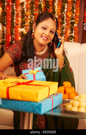 Indian Diwali Festival Foto Stock