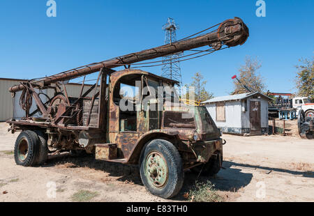 California, Kern County, Taft, West Kern Museo dell'olio Foto Stock