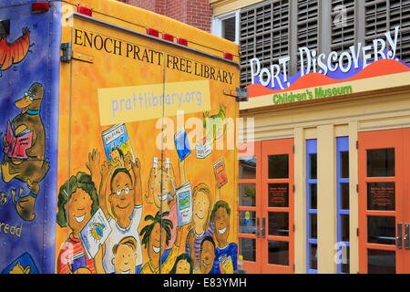 Port Discovery il Museo dei Bambini, Baltimore, Maryland, Stati Uniti d'America Foto Stock