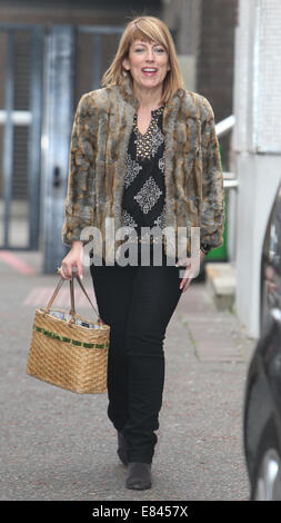 Fay Ripley al di fuori della ITV Studios con: Fay Ripley dove: Londra, Regno Unito quando: 28 Mar 2014 Foto Stock