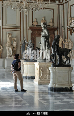 Sala grande Musei Capitolini Musei Capitolini Roma Italia Foto Stock