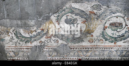 Grande Palazzo Museo dei mosaici. 4a-6a secoli. Dettaglio. Istanbul. La Turchia. Foto Stock