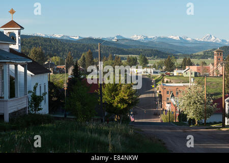 Il Pintler salire sulle montagne a sud di Philipsburg, Montana. Foto Stock