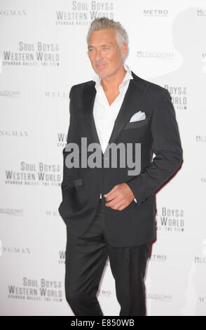 Londra, Regno Unito. Il 30 settembre, 2014. Martin Kemp assiste la Premiere mondiale di 'Soul ragazzi di tutto il Mondo Occidentale' alla Royal Albert Hall Credito: Ferdaus Shamim/ZUMA filo/Alamy Live News Foto Stock