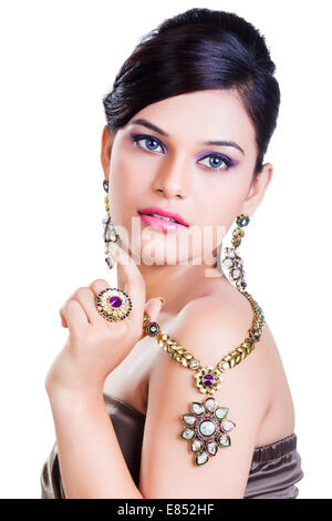 Indian Glamour Ladies progettazione di gioielli Foto Stock