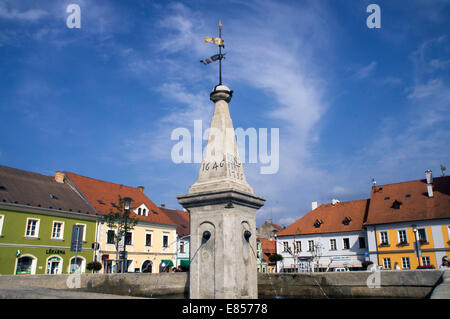 Kaplice, quadrato, Novohradske montagne nella regione della Boemia del Sud, Repubblica Ceca, vicino al confine Czech-Austrian il 10 settembre 2014. (CTK foto/Libor Sojka) Foto Stock