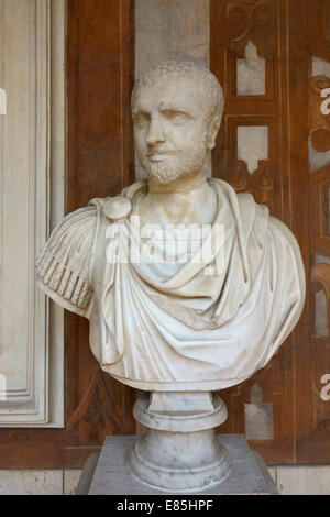 Busto di Publio Settimio Geta Museo Nazionale Romano di Palazzo Altemps Roma Italia Foto Stock