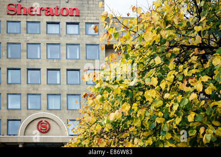 Lo Sheraton Hotel, Festival Square, Edimburgo Foto Stock