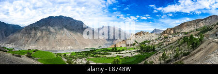 Dhankar gompa. Spiti Valley, Himachal Pradesh, India Foto Stock