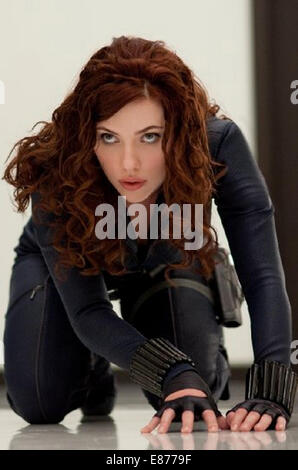 IRON MAN 2 2010 film con Scarlett Johansson come Natasha Romanoff Foto Stock