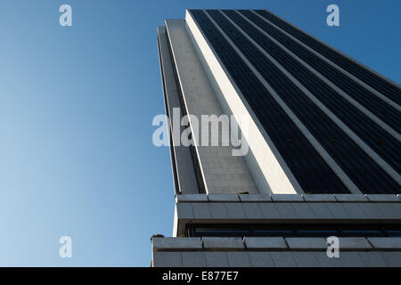 Amburgo, Germania, hotel torre presso il Radisson Blu Hotel Foto Stock