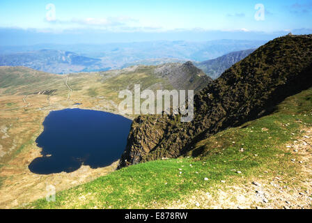 Red Tarn da Helvellyn Foto Stock