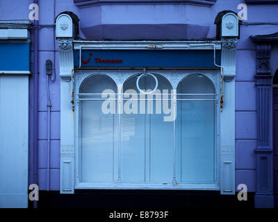 Victorian negozio di fronte a Aberystwyth Ceredigion REGNO UNITO Galles Foto Stock