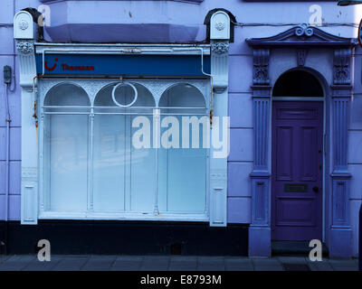 Victorian negozio di fronte a Aberystwyth Ceredigion REGNO UNITO Galles Foto Stock