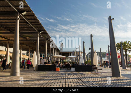 Maremagnum in Barcellona Foto Stock