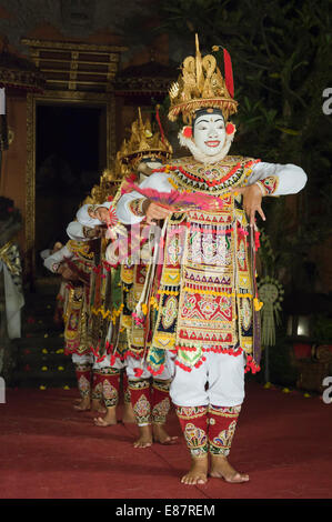 Telek, mask dance, Puri Saren, Ubud, Bali, Indonesia Foto Stock