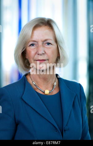 Johanna Wanka, Ministro Federale per l istruzione e la ricerca, Berlino, Germania Foto Stock