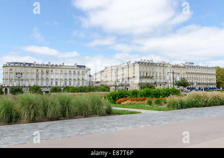 Palais de la Bourse nella città di Bordeaux, Francia Foto Stock