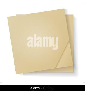 Fogli di carta per appunti Illustrazione Vettoriale